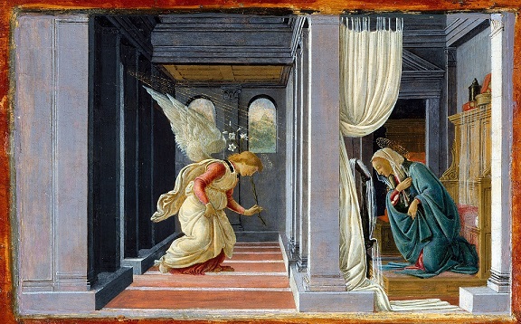 Annunciazione Botticelli Metropolitan